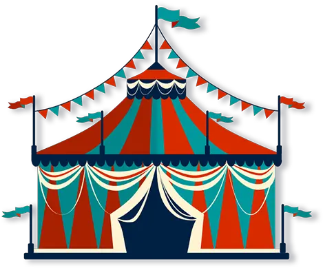 Candacity Cirque Cheval Illustration Png Circus Tent Png