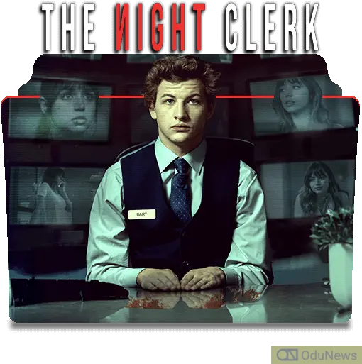 Tye Sheridan Night Clerk 2020 Movie Poster Png Ana De Armas Icon