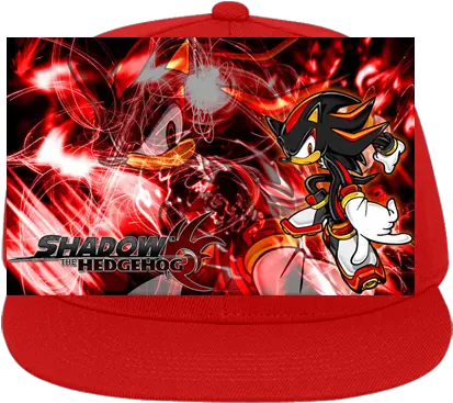 Shadow The Hedgehog Flat Bill Fitted Hats Shadow The Hedgehog Png Shadow The Hedgehog Logo