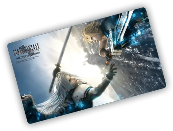 Final Fantasy Tcg Play Mat Advent Children Cloudsephiroth Final Fantasy Tcg Playmat Cloud Sephiroth Png Sephiroth Png