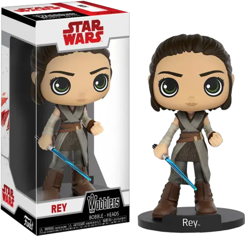 Rey Episode Viii The Last Jedi Wobbler Funko Rock Candy Star Wars Png The Last Jedi Png