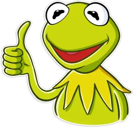 Kermit The Frog Whatsapp Stickers Clip Art Png Kermit Transparent