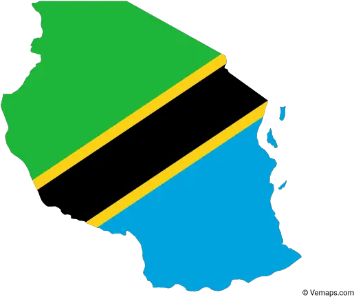 Flag Map Of Tanzania Free Vector Maps Tanzania Flag Map Png Mexican Flag Icon