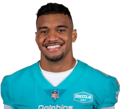 Miami Dolphins Nfl News Schedule And Box Scores Pff Tua Tagovailoa Dolphins Headshot Png Miami Dolphins Png