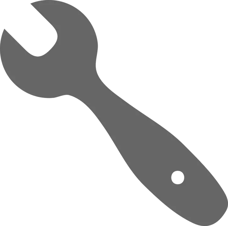 Patch Spanner Gray Wrench Full Size Png Download Seekpng Grey Wrench Png Pinterest Icon Grey