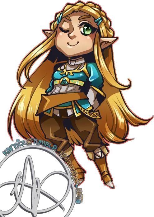 Zelda Breath Of The Wild Cartoon Png Zelda Png