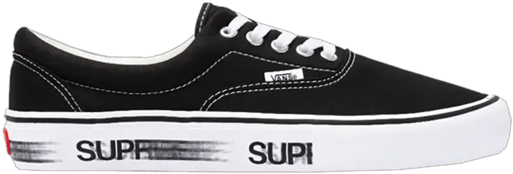 Supreme X Era Pro Motion Logo Black Vans Supreme Motion Logo Png Vans Shoes Logo