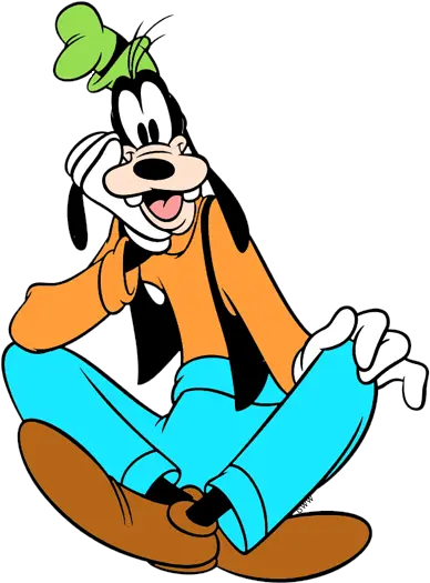 Goofy Png Disney Character Sitting Down Goofy Transparent