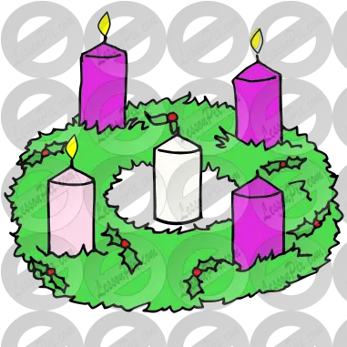 Advent Wreath Picture For Classroom Advent Png Advent Wreath Png