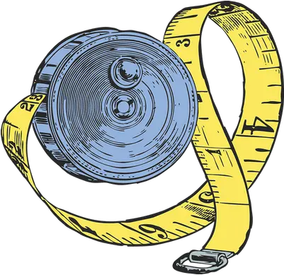 Measuring Tape Drawing Transparent Png Dibujo De Una Cinta Métrica Tape Measure Png