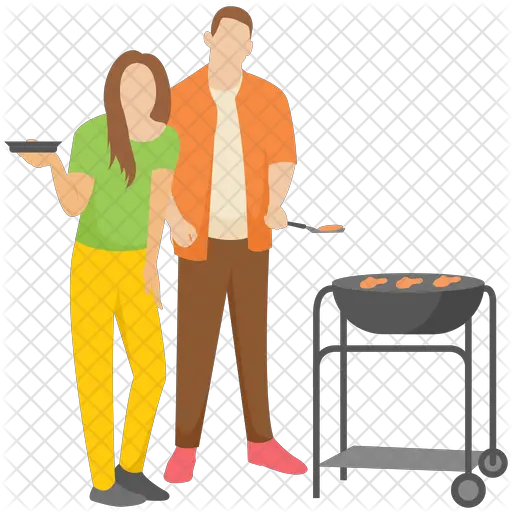 Bbq Grill Icon Cartoon Png Bbq Grill Png