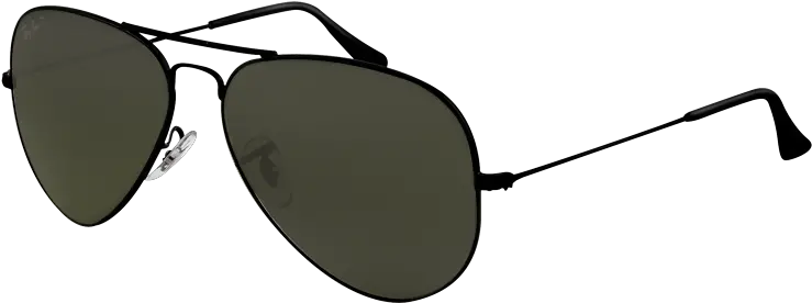 Ray Ray Ban Aviator Black Polarized Png Ray Bans Png