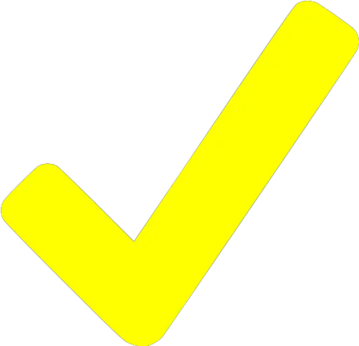 Yellow Checkmark Icon Free Yellow Check Mark Icons Check Mark Symbol Yellow Png Check Mark Symbol Png