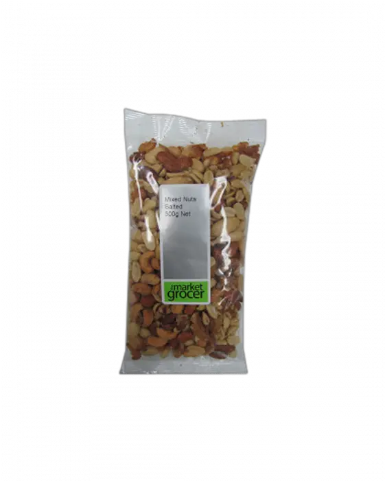 Tmg Mixed Nuts Salted 500g Bag Brown Rice Png Nuts Png