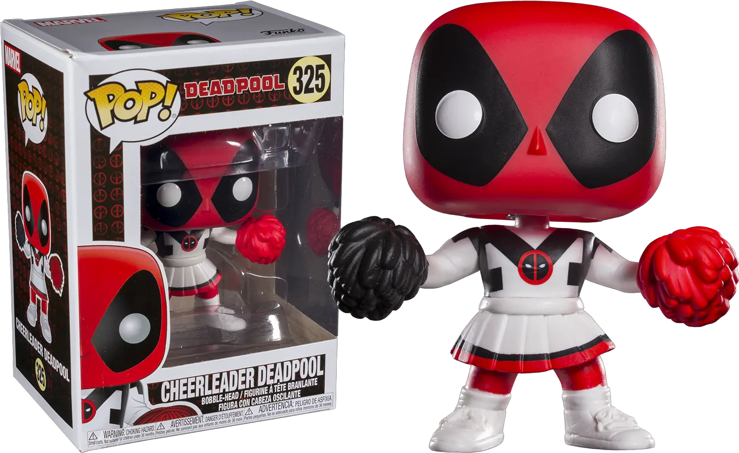 Download Deadpool Funko Pop Platinum Png Cheerleader Png