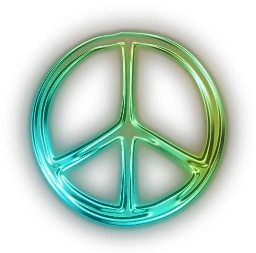 Freetoeditremix Peace Logo2 Sticker By Steef Transparent Peace Sign Green Png Peace Logo