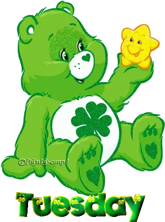 Cute Gif Morning Care Bears Tinkerbell Gratitude Care Bears Good Luck Bear Png Care Bears Png