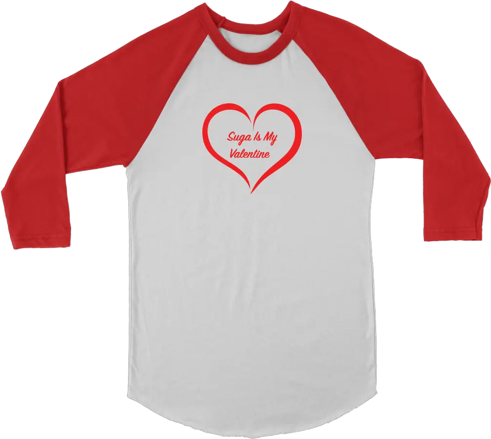 Suga Is My Valentine Unisex Raglan Red Ribbon Army Shirt Png Yoongi Png