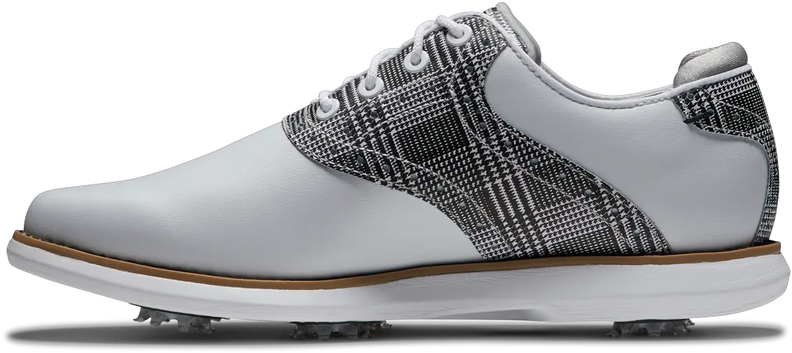 Footjoy Womenu0027s Traditions Whitegrey Golf Shoes Png Fj Icon Traditional Saddle