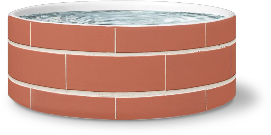 Details About Brick Wall Design Ceramic Dog Bowl Cute Dog Bowls Stone Wall Design Restauracja Cztery Pory Roku Png Pet Bowl Icon