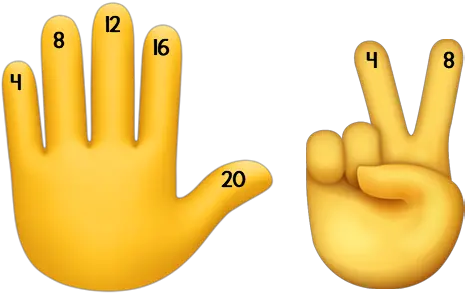 Mango Math Group Counting 8 Fingers Png Ok Hand Sign Png