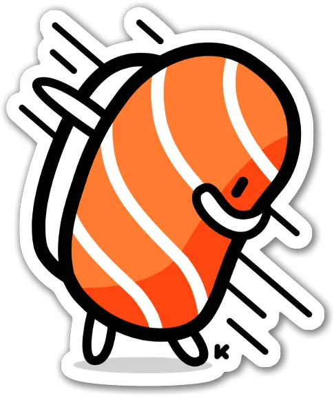 Sushi Dab Stickerapp Dabbing Sushi Png Dab Transparent Background