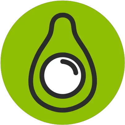 Avocado Fruit Green Healthy Sliced Vegetable Free Icon Icono De Frutar Verde Png Veggie Icon