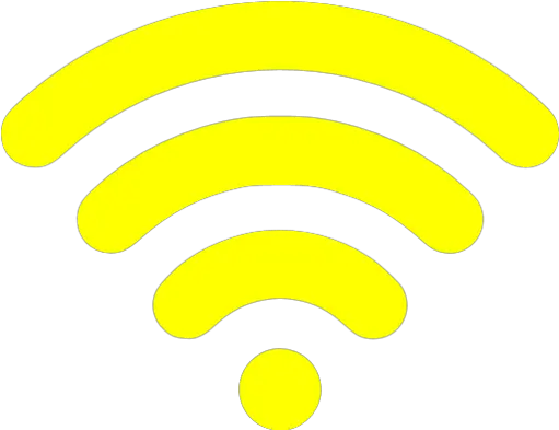 Yellow Wireless Icon Free Yellow Wireless Icons Virtual Tata Class Edge Png Wifi Signal Icon