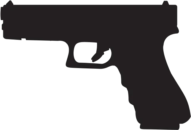 Glock 19 Silhouette Smith And Wesson Glock Png Gun Silhouette Png