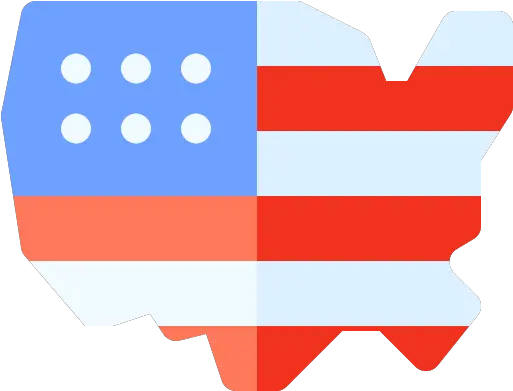 Usa Free Maps And Flags Icons Dot Png Usa Flagge Icon