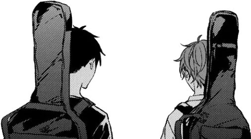 Manga Anime Transparent Given Anime Png Black And White Anime Png