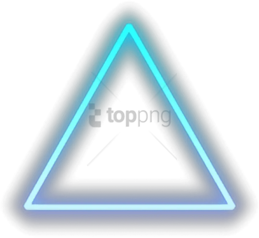 Neon Heart Triangle Neon Light Png Transparent Png Triangle Png Neon Line Png