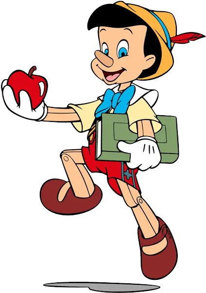 Disney Characters Pinocchio Png Image Pinocchio Go To School Pinocchio Png