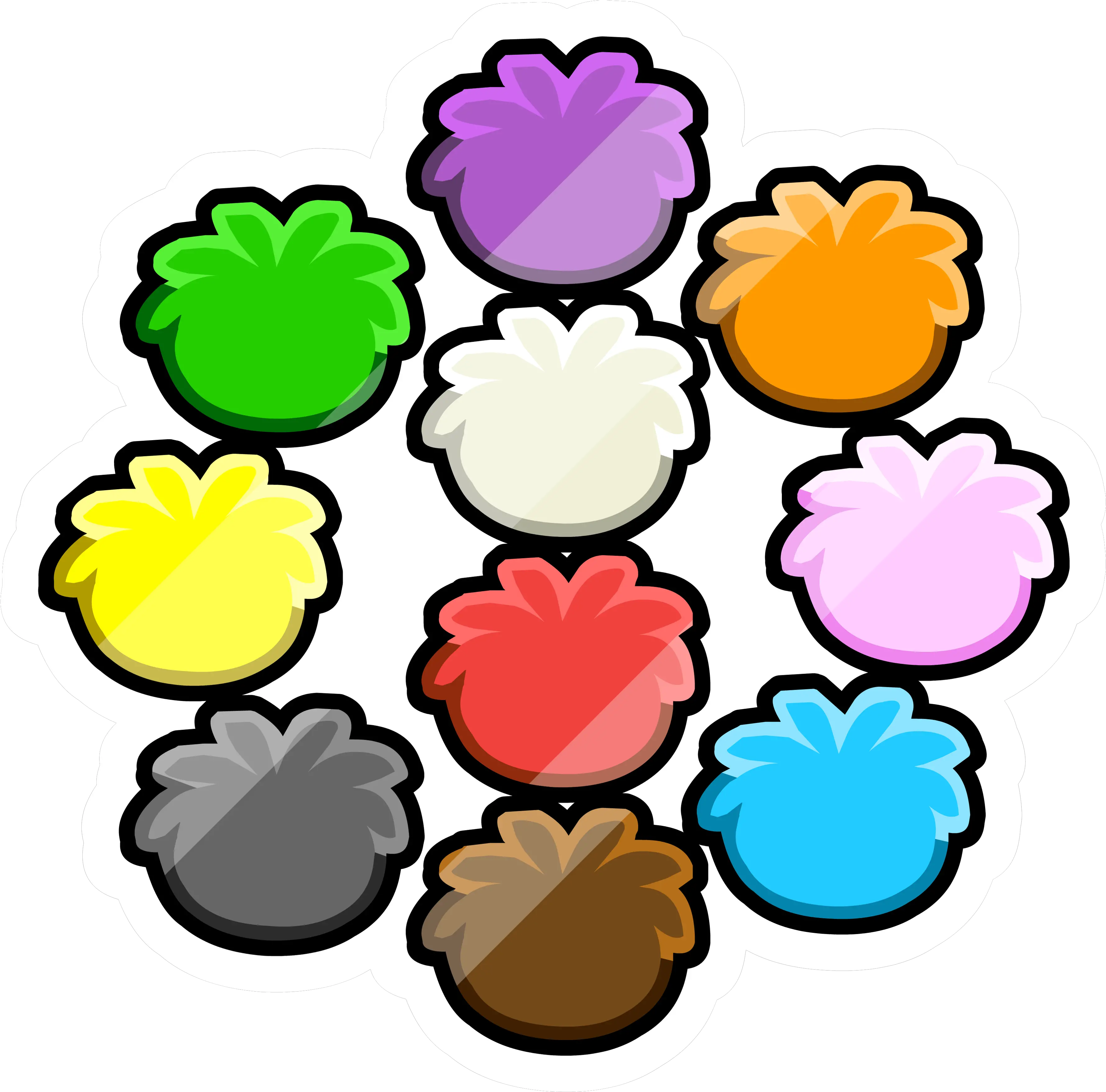 Download Puffle Trivia Pin Icon Png Image With No Background Girly Pin It Button Icon