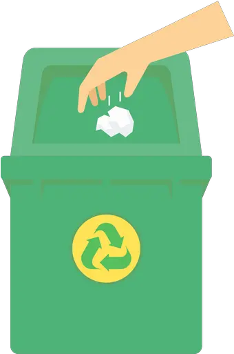 Recycle Bin Icon Of Flat Style Available In Svg Png Eps Recycle Bins Icon Png Trash Bin Png