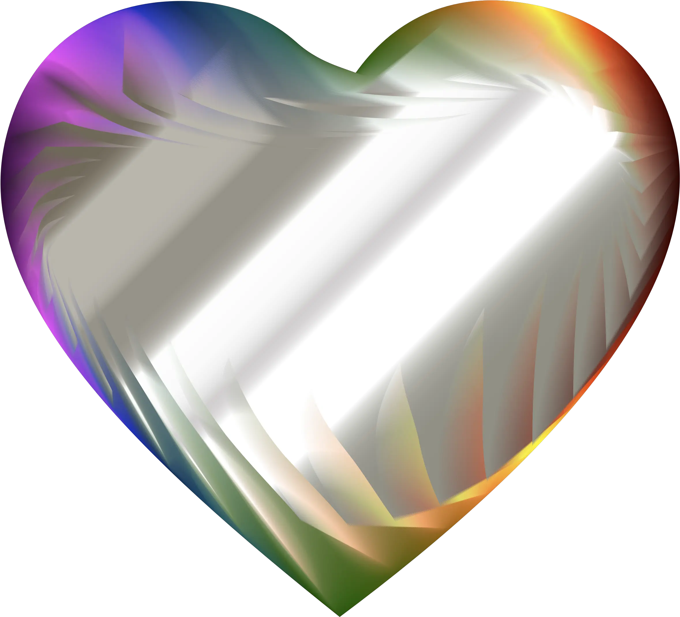 Colorful Refraction Heart 8 Clip Arts Clip Art Png 8 Bit Heart Png