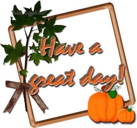 Have A Great Day Animated Autumn Leaves Fall Gif Pumpkin Autumn Have A Great Day Png Falling Leaves Gif Transparent