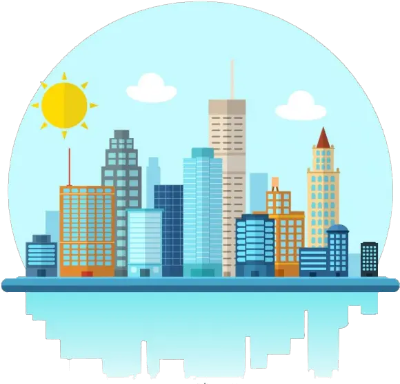 Fire Alarm Bms U0026 Smart Building Automatcoin City Vector Png Smart Building Icon