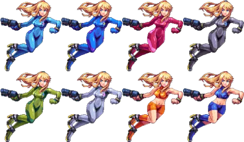 Zero Suit Samus Zero Suit Samus Pixel Art Png Zero Suit Samus Png