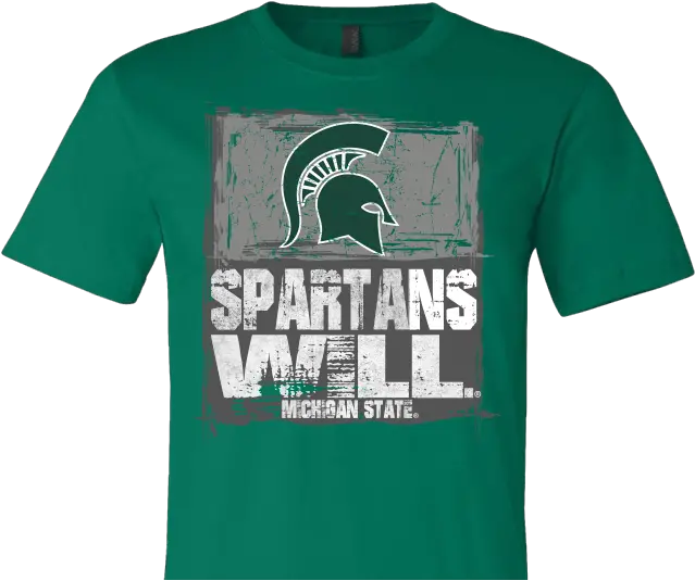 Michigan State Spartans Shirt Of The Month Michigan State Unisex Png Michigan State Logo Png