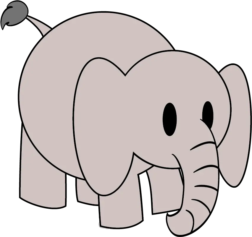 Elephant Drawing Circus Baby Elephant Png Download 851 Ms Circus Elephant Png