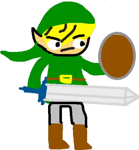 Link 2d Testing Tynker Fictional Character Png Toon Link Png