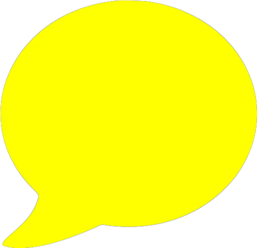 Yellow Speech Bubble Icon Free Yellow Speech Bubble Icons Dot Png Message Bubble Icon