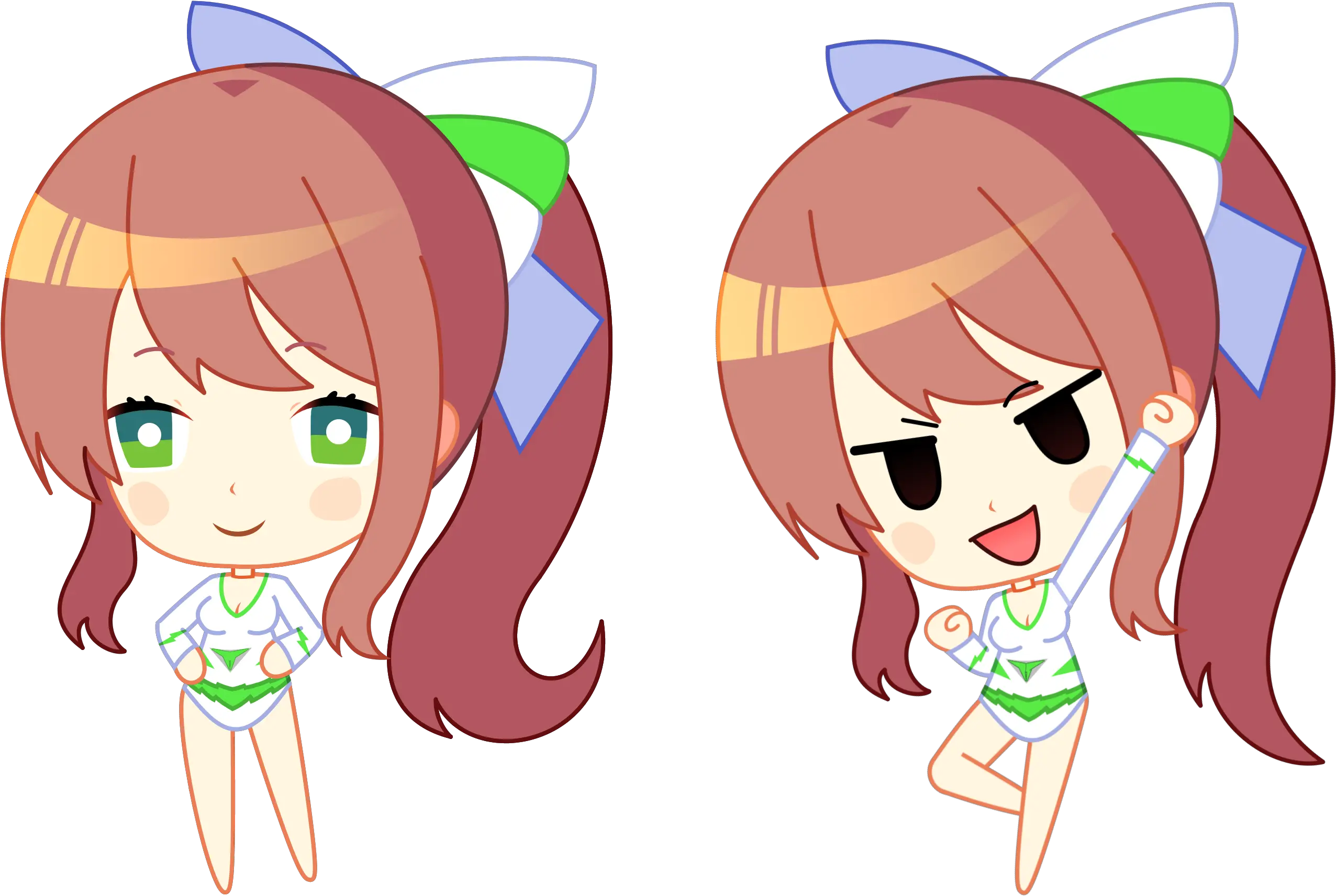 Doki Literature Club Monika Png Ddlc Doki Doki Doki Doki Literature Club Chibi Doki Doki Literature Club Logo