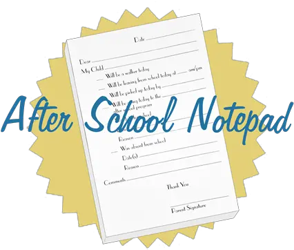 Overview After School Note Pads For Purchase Bobo Test Png Note Pad Png