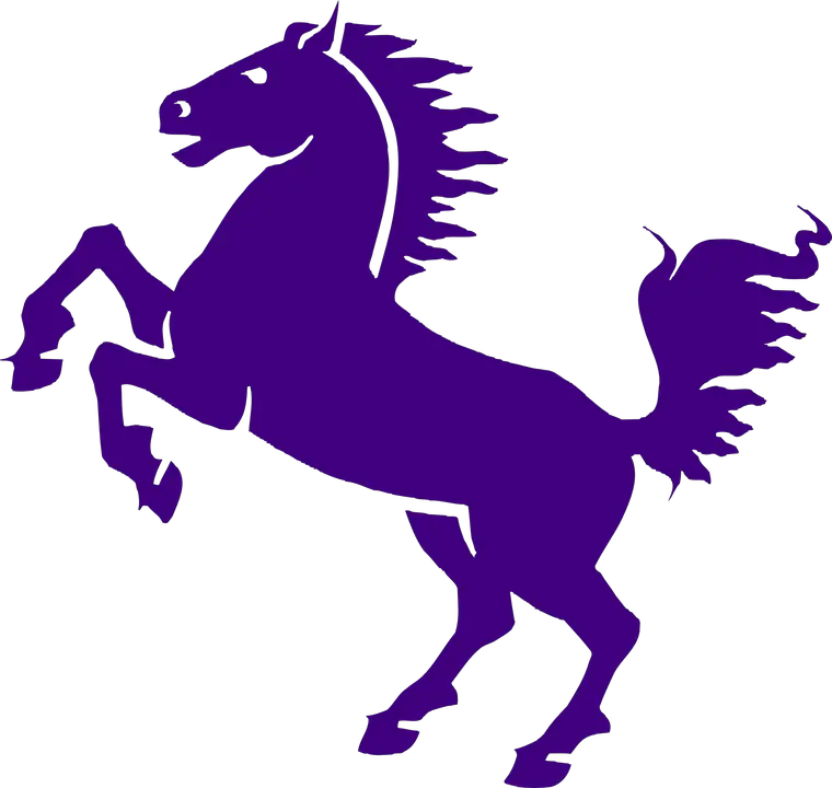 Purple Mustang Horse Png Image Purple Horse Mustang Png Mustang Logo Clipart