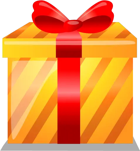 Orange Gift Icon Png Clipart Image Merry Christmas Icon Present Clipart Png