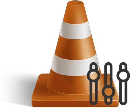 Vlc Media Player Vlc Media Player Png Media Player With Cone Icon