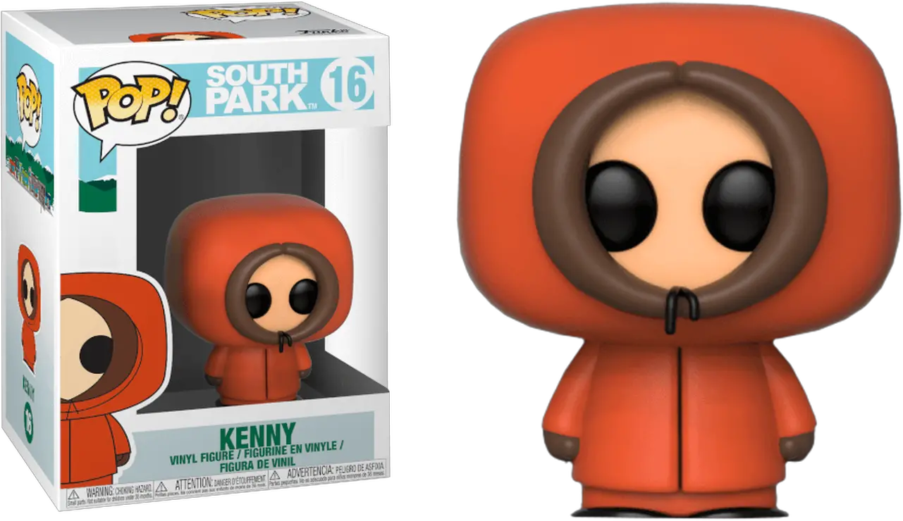 South Park Kenny Pop Vinyl Figure South Park Pop Vinyl Png South Park Png