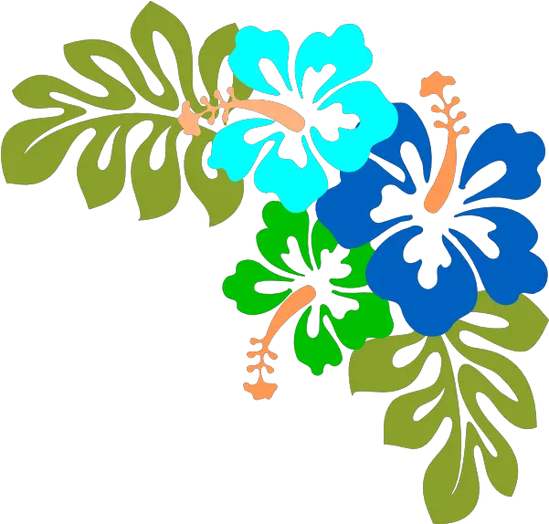 Hawaiian Flowers Transparent Background Hibiscus Clip Art Png Flowers Clipart Transparent Background